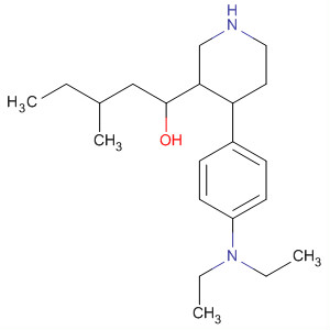 141360-73-8  3-Piperidinemethanol, 4-[4-(diethylamino)phenyl]-1-(2-methylbutyl)-