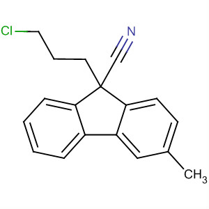 141368-23-2  9H-Fluorene-9-carbonitrile, 9-(3-chloropropyl)-3-methyl-