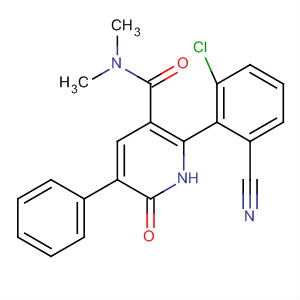 141389-31-3  3-Pyridinecarboxamide,2-(2-chloro-6-cyanophenyl)-1,6-dihydro-N,N-dimethyl-6-oxo-5-phenyl- 141389-31-3  3-Pyridinecarboxamide,2-(2-chloro-6-cyanophenyl)-1,6-dihydro-N,N-dimethyl-6-oxo-5-phenyl-