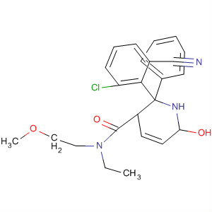 141389-35-7  3-Pyridinecarboxamide,2-(2-chloro-6-cyanophenyl)-N-ethyl-1,6-dihydro-N-(2-methoxyethyl)-6-oxo-5-phenyl- 141389-35-7  3-Pyridinecarboxamide,2-(2-chloro-6-cyanophenyl)-N-ethyl-1,6-dihydro-N-(2-methoxyethyl)-6-oxo-5-phenyl-