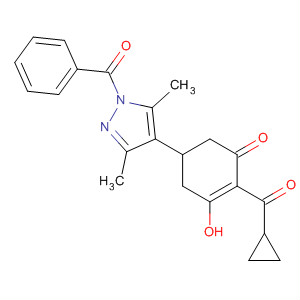 141390-39-8  1H-Pyrazole,1-benzoyl-4-[4-(cyclopropylcarbonyl)-3-hydroxy-5-oxo-3-cyclohexen-1-yl]-3,5-dimethyl-