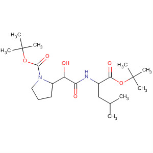 141403-68-1  1-Pyrrolidinecarboxylic acid,2-[2-[[1-[(1,1-dimethylethoxy)carbonyl]-3-methylbutyl]amino]-1-hydroxy-2-oxoethyl]-, 1,1-dimethylethyl ester