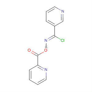 141452-18-8  3-Pyridinecarboximidoyl chloride, N-[(2-pyridinylcarbonyl)oxy]-