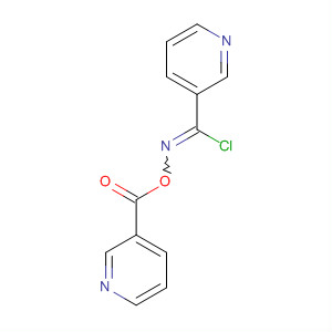 141452-19-9  3-Pyridinecarboximidoyl chloride, N-[(3-pyridinylcarbonyl)oxy]-