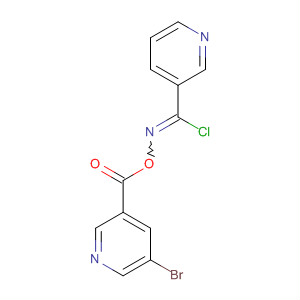 141452-25-7  3-Pyridinecarboximidoyl chloride,N-[[(5-bromo-3-pyridinyl)carbonyl]oxy]-