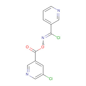 141452-30-4  3-Pyridinecarboximidoyl chloride,N-[[(5-chloro-3-pyridinyl)carbonyl]oxy]-