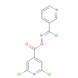 141452-32-6  3-Pyridinecarboximidoyl chloride,N-[[(2,6-dichloro-4-pyridinyl)carbonyl]oxy]-