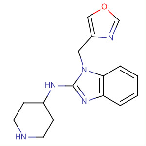 141569-56-4  1H-Benzimidazol-2-amine, 1-(4-oxazolylmethyl)-N-4-piperidinyl-
