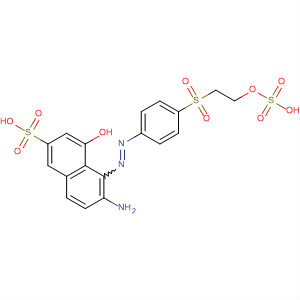 141577-80-2  2-Naphthalenesulfonic acid,6-amino-4-hydroxy-5-[[4-[[2-(sulfooxy)ethyl]sulfonyl]phenyl]azo]-
