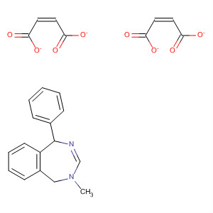 142150-85-4  1H-2,4-Benzodiazepine, 4,5-dihydro-4-methyl-1-phenyl-,(Z)-2-butenedioate (1:2)