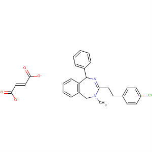 142150-96-7  1H-2,4-Benzodiazepine,3-[2-(4-chlorophenyl)ethyl]-4,5-dihydro-4-methyl-1-phenyl-,(E)-2-butenedioate (1:1)