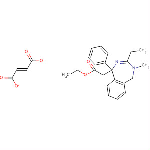 142152-02-1  1H-2,4-Benzodiazepine-1-acetic acid,3-ethyl-4,5-dihydro-4-methyl-1-phenyl-, ethyl ester, (E)-2-butenedioate(1:1)