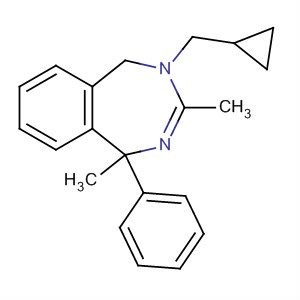 142152-15-6  1H-2,4-Benzodiazepine,4-(cyclopropylmethyl)-4,5-dihydro-1,3-dimethyl-1-phenyl-