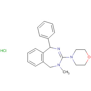 142152-62-3  1H-2,4-Benzodiazepine,4,5-dihydro-4-methyl-3-(4-morpholinyl)-1-phenyl-, monohydrochloride