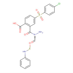 14222-90-3  Benzoic acid, 4-[(4-chlorophenyl)sulfonyl]-,2-[(phenylamino)thioxomethyl]hydrazide