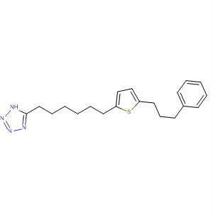 142260-64-8  1H-Tetrazole, 5-[6-[5-(3-phenylpropyl)-2-thienyl]hexyl]-