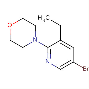 142337-98-2  Morpholine, 4-(5-bromo-3-ethyl-2-pyridinyl)-