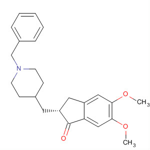 142698-19-9  1H-Inden-1-one,2,3-dihydro-5,6-dimethoxy-2-[[1-(phenylmethyl)-4-piperidinyl]methyl]-,(2R)-