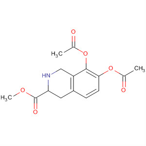 142822-87-5  3-Isoquinolinecarboxylic acid, 7,8-bis(acetyloxy)-1,2,3,4-tetrahydro-,methyl ester 142822-87-5  3-Isoquinolinecarboxylic acid, 7,8-bis(acetyloxy)-1,2,3,4-tetrahydro-,methyl ester