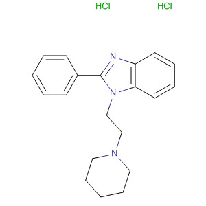 14339-08-3  1H-Benzimidazole, 2-phenyl-1-[2-(1-piperidinyl)ethyl]-, dihydrochloride