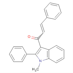 140472-54-4  2-Propen-1-one, 1-(1-methyl-2-phenyl-1H-indol-3-yl)-3-phenyl-