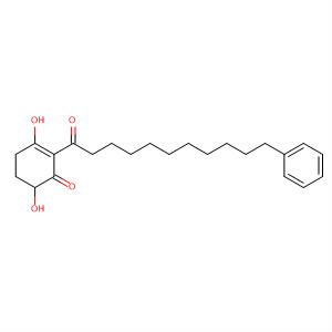 140614-61-5  2-Cyclohexen-1-one, 3,6-dihydroxy-2-(1-oxo-11-phenylundecyl)-