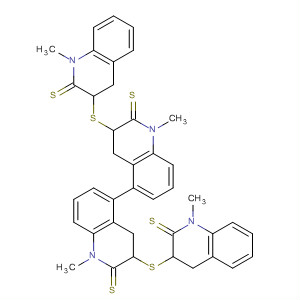 140618-98-0  2(1H)-Quinolinethione, 6,6'-dithiobis[3,4-dihydro-1-methyl-