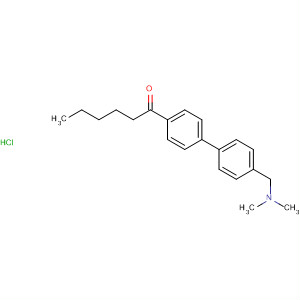 140621-30-3  1-Hexanone, 1-[4'-[(dimethylamino)methyl][1,1'-biphenyl]-4-yl]-,hydrochloride