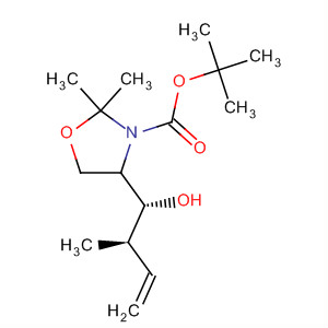 140630-93-9  3-Oxazolidinecarboxylic acid,4-[(1R,2R)-1-hydroxy-2-methyl-3-butenyl]-2,2-dimethyl-,1,1-dimethylethyl ester, (4S)-