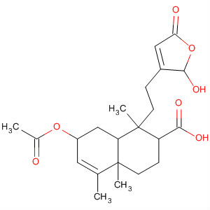 140635-51-4  2-Naphthalenecarboxylic acid,7-(acetyloxy)-1-[2-(2,5-dihydro-2-hydroxy-5-oxo-3-furanyl)ethyl]-1,2,3,4,4a,7,8,8a-octahydro-1,4a,5-trimethyl-