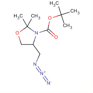 140645-63-2  3-Oxazolidinecarboxylic acid, 4-(azidomethyl)-2,2-dimethyl-,1,1-dimethylethyl ester, (R)- 140645-63-2  3-Oxazolidinecarboxylic acid, 4-(azidomethyl)-2,2-dimethyl-,1,1-dimethylethyl ester, (R)-