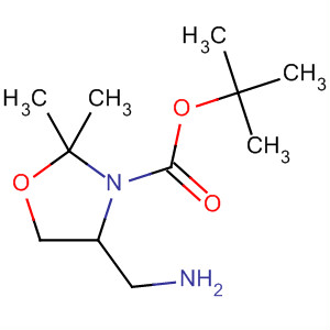 140645-64-3  3-Oxazolidinecarboxylic acid, 4-(aminomethyl)-2,2-dimethyl-,1,1-dimethylethyl ester, (R)-