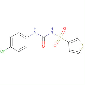 140646-54-4  3-Thiophenesulfonamide, N-[[(4-chlorophenyl)amino]carbonyl]-