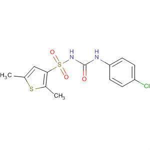 140646-59-9  3-Thiophenesulfonamide,N-[[(4-chlorophenyl)amino]carbonyl]-2,5-dimethyl-