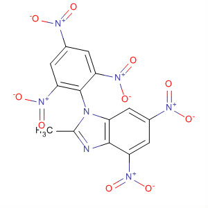 140665-21-0  1H-Benzimidazole, 2-methyl-4,6-dinitro-1-(2,4,6-trinitrophenyl)-
