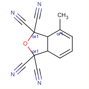 140668-81-1  1,1,3,3-Isobenzofurantetracarbonitrile, 3a,7a-dihydro-4-methyl-, cis-
