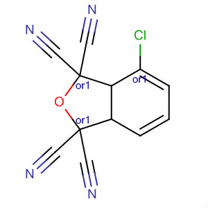 140668-83-3  1,1,3,3-Isobenzofurantetracarbonitrile, 4-chloro-3a,7a-dihydro-, cis-