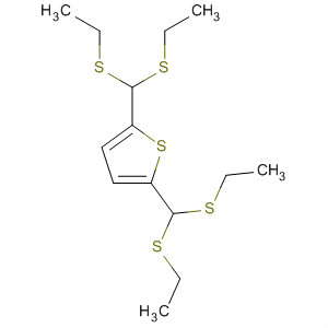 140680-76-8  Thiophene, 2,5-bis[bis(ethylthio)methyl]-