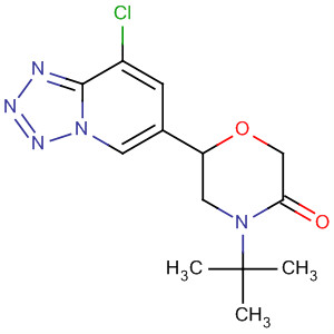140690-64-8  3-Morpholinone,6-(8-chlorotetrazolo[1,5-a]pyridin-6-yl)-4-(1,1-dimethylethyl)-