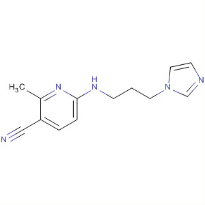 140692-47-3  3-Pyridinecarbonitrile, 6-[[3-(1H-imidazol-1-yl)propyl]amino]-2-methyl-