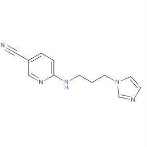 140692-52-0  3-Pyridinecarbonitrile, 6-[[3-(1H-imidazol-1-yl)propyl]amino]-