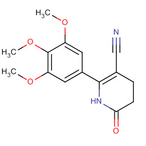 140693-02-3  3-Pyridinecarbonitrile,1,4,5,6-tetrahydro-6-oxo-2-(3,4,5-trimethoxyphenyl)- 140693-02-3  3-Pyridinecarbonitrile,1,4,5,6-tetrahydro-6-oxo-2-(3,4,5-trimethoxyphenyl)-
