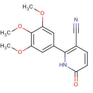 140693-03-4  3-Pyridinecarbonitrile, 1,6-dihydro-6-oxo-2-(3,4,5-trimethoxyphenyl)- 140693-03-4  3-Pyridinecarbonitrile, 1,6-dihydro-6-oxo-2-(3,4,5-trimethoxyphenyl)-