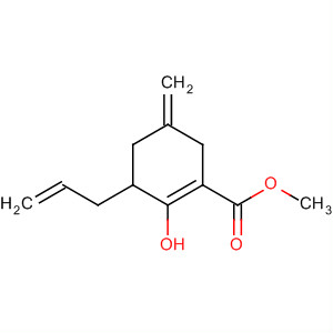 140706-89-4  1-Cyclohexene-1-carboxylic acid,2-hydroxy-5-methylene-3-(2-propenyl)-, methyl ester