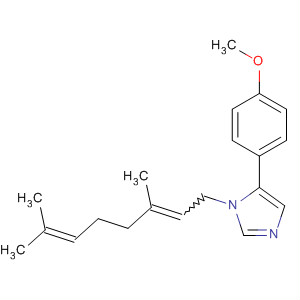 140713-14-0  1H-Imidazole, 1-(3,7-dimethyl-2,6-octadienyl)-5-(4-methoxyphenyl)-