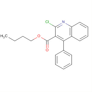 140842-05-3  3-Quinolinecarboxylic acid, 2-chloro-4-phenyl-, butyl ester