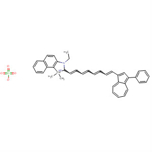 140865-82-3  1H-Benz[e]indolium,3-ethyl-1,1-dimethyl-2-[8-(3-phenyl-1-azulenyl)-1,3,5,7-octatetraenyl]-,perchlorate
