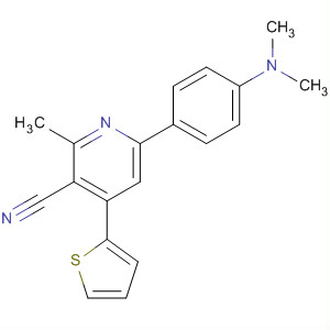 140885-58-1  3-Pyridinecarbonitrile,6-[4-(dimethylamino)phenyl]-2-methyl-4-(2-thienyl)-