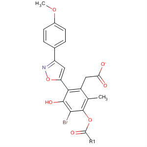 140885-96-7  Phenol, 2-bromo-6-[3-(4-methoxyphenyl)-5-isoxazolyl]-4-methyl-,acetate (ester)