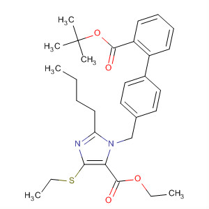 140916-80-9  1H-Imidazole-5-carboxylic acid,2-butyl-1-[[2'-[(1,1-dimethylethoxy)carbonyl][1,1'-biphenyl]-4-yl]methyl]-4-(ethylthio)-, ethyl ester